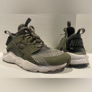 nike air huarache run ultra olive green